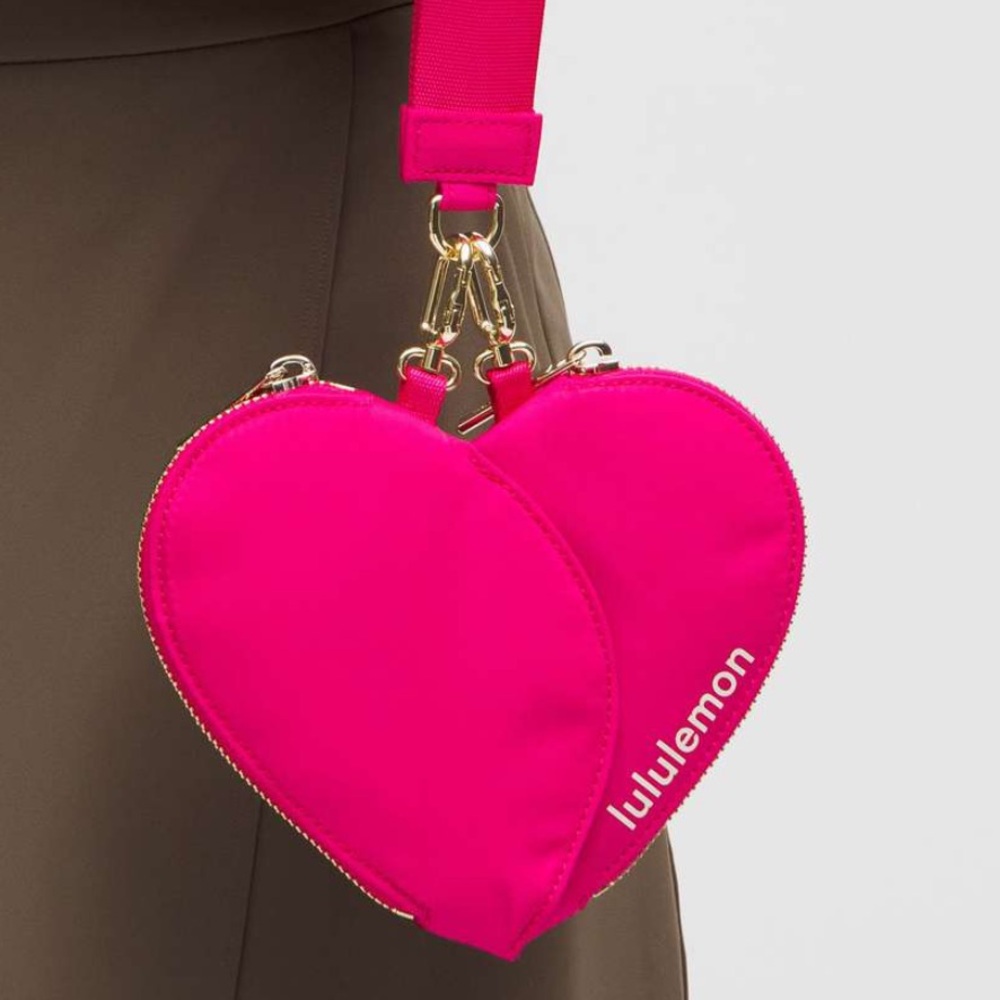 lululemon athletica Heart Wristlet